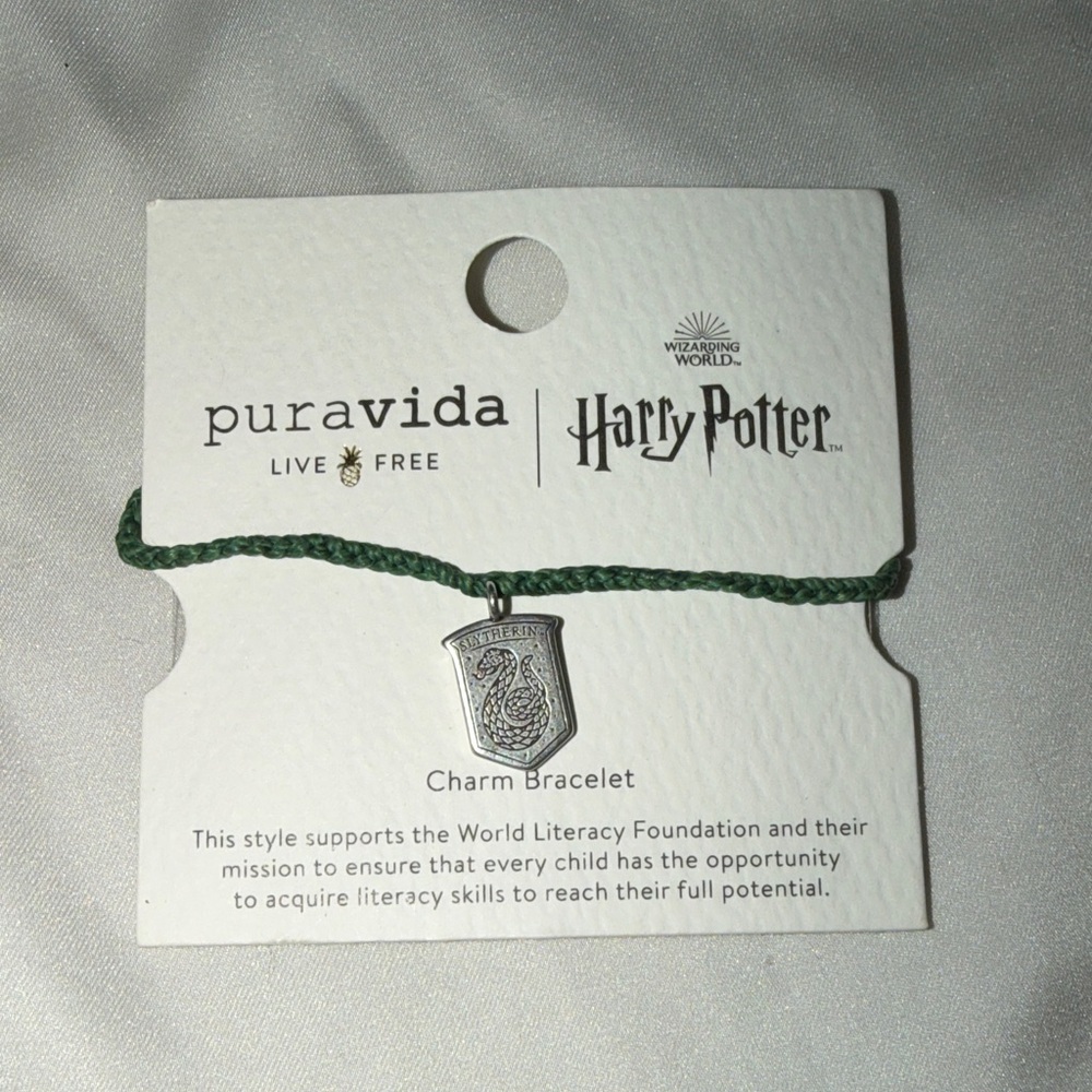 Pura Vida Slytherin Charm Bracelet